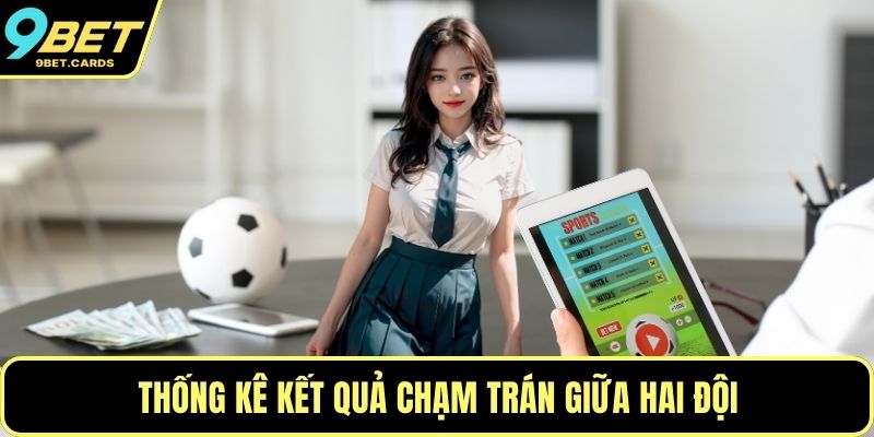 Thống kê kết quả chạm trán giữa hai đội