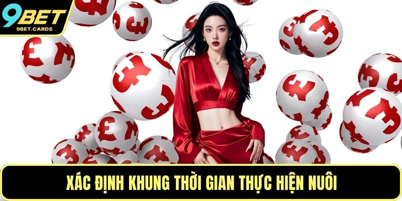 Xác định khung thời gian thực hiện nuôi